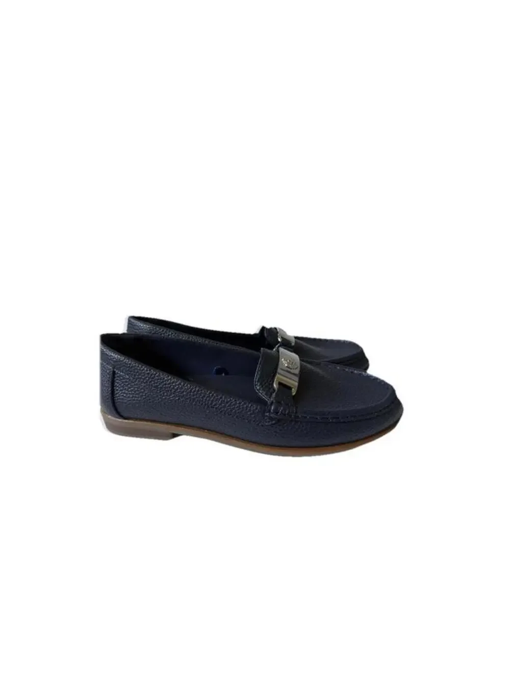 New Women’s Anne Klein Navy Blue Loafers Size 8 M No Box